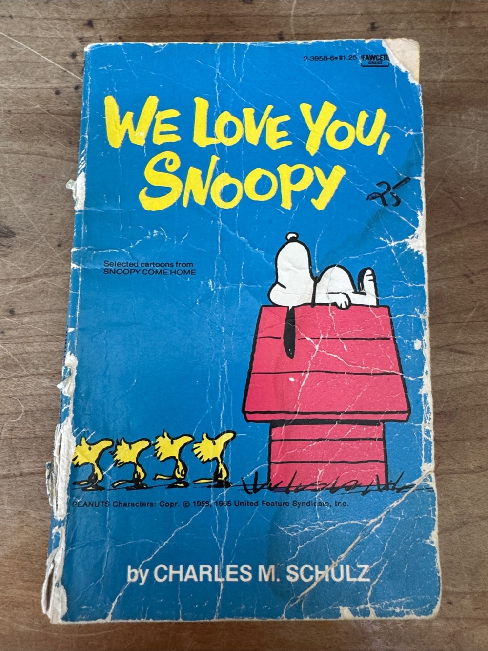 We Love You, Snoopy - Charles M. Schulz vintage paperback